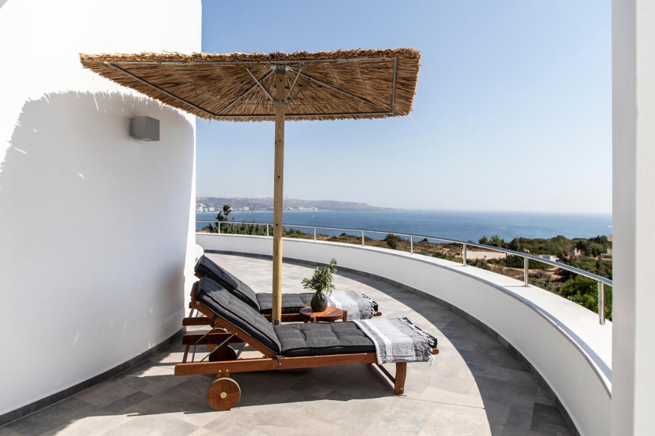 Pristine Seaview Villa , With 5-Star Resort Access Faliraki Eksteriør billede