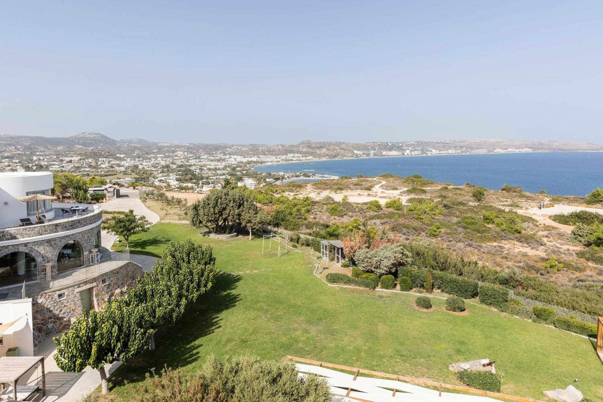 Pristine Seaview Villa , With 5-Star Resort Access Faliraki Eksteriør billede